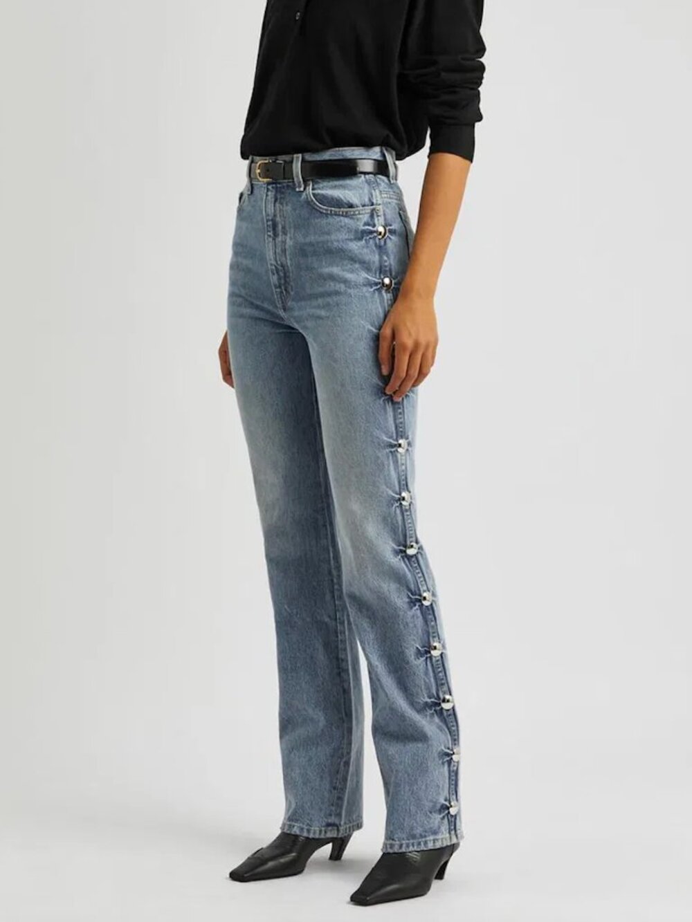 Khaite Studded Danielle Jeans